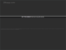 Tablet Screenshot of 20kapp.com